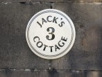 Jacks cottage sign Jacks cottage sign